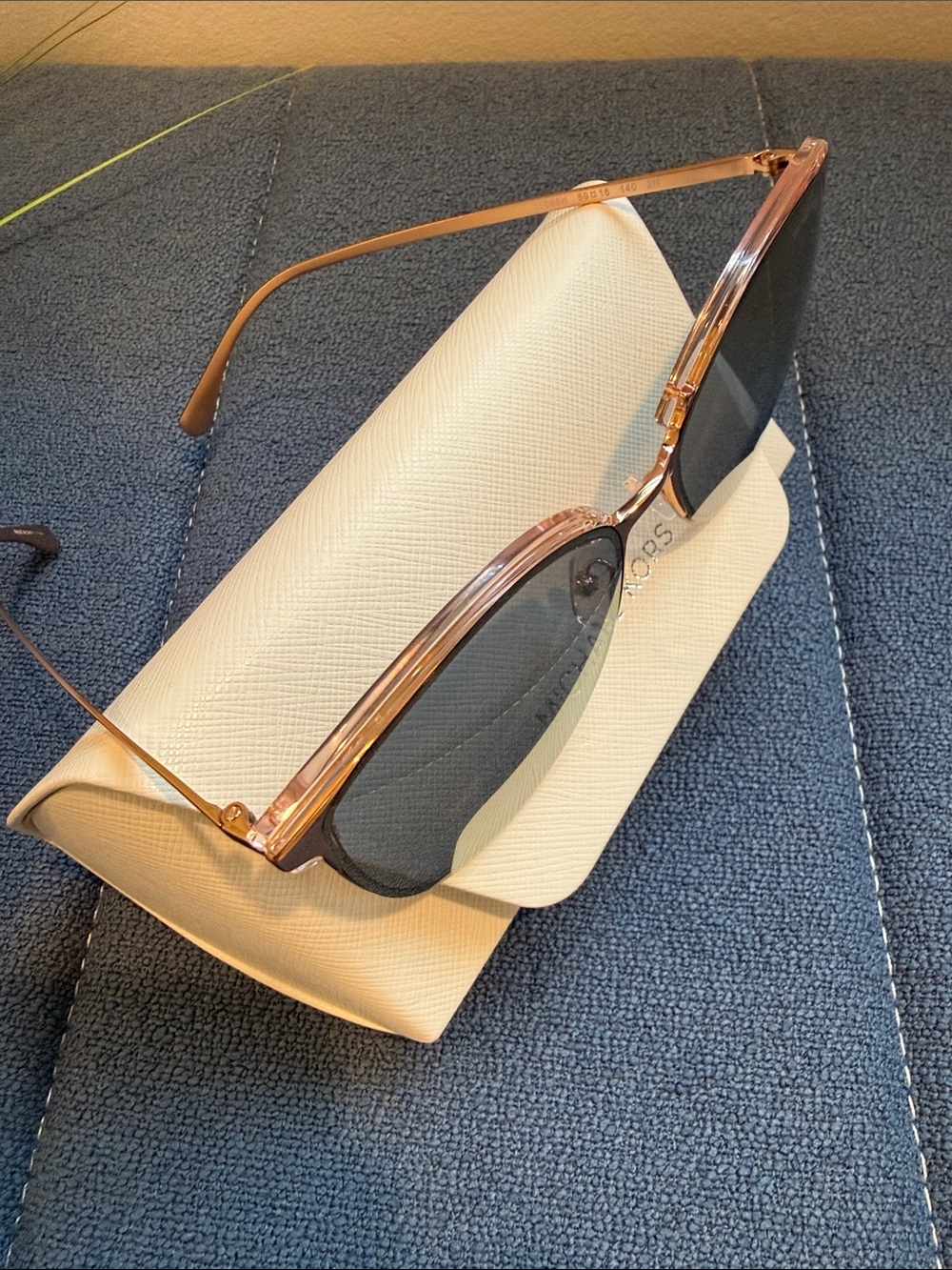 Michael Kors Rose-Tinted Sunglasses - Pink Frames and sunglasses box - Picture 4 of 4